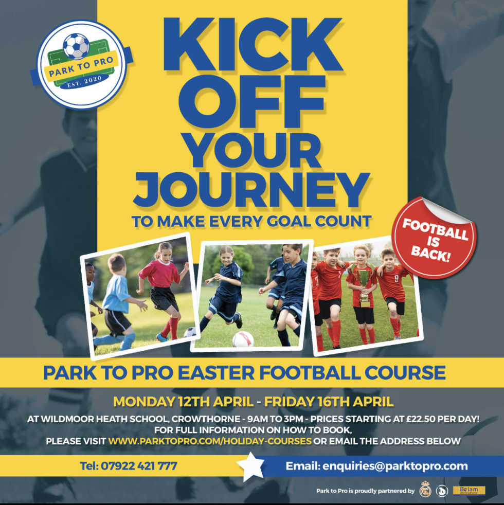 Easter Football Course Announced Park to Pro